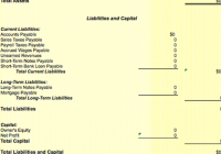 balance sheet template