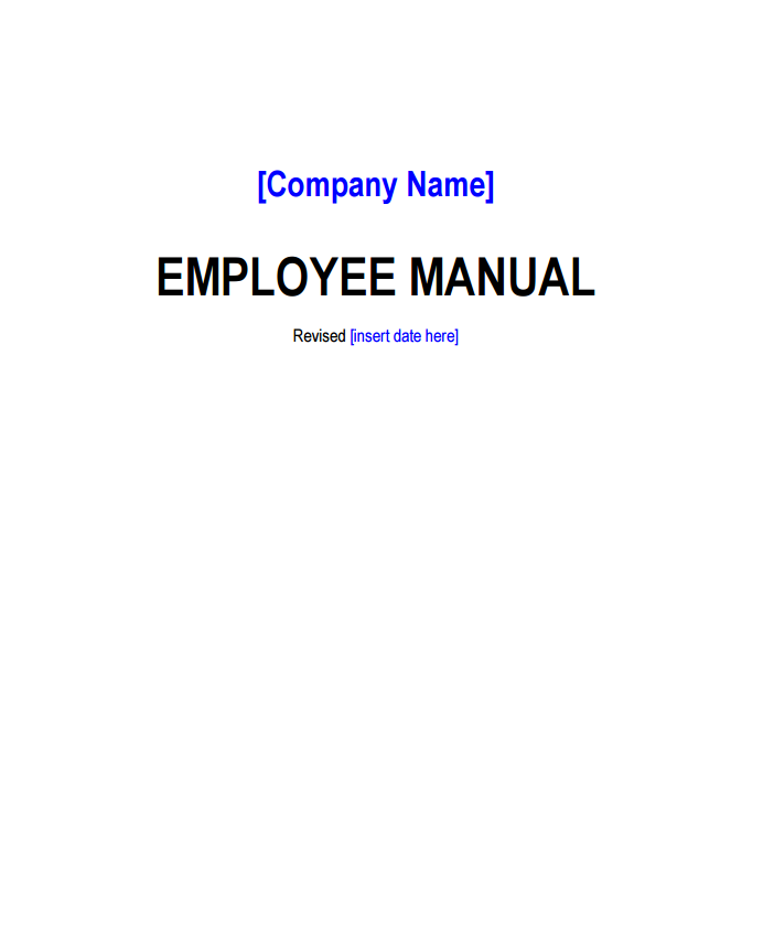 Company Policy Template