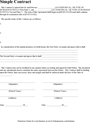 Contract Agreement Templates
