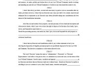Last Will And Testament Form