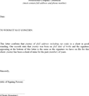 Letter Of Recommendation Template
