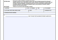 Army Sworn Statement