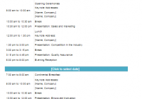 Conference Program Template