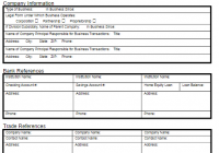 Credit Application Form