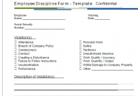 Employee Write Up Form