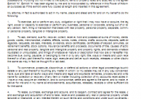 General Power Of Attorney Form