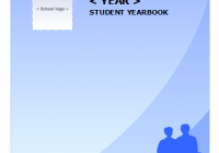 Yearbook template
